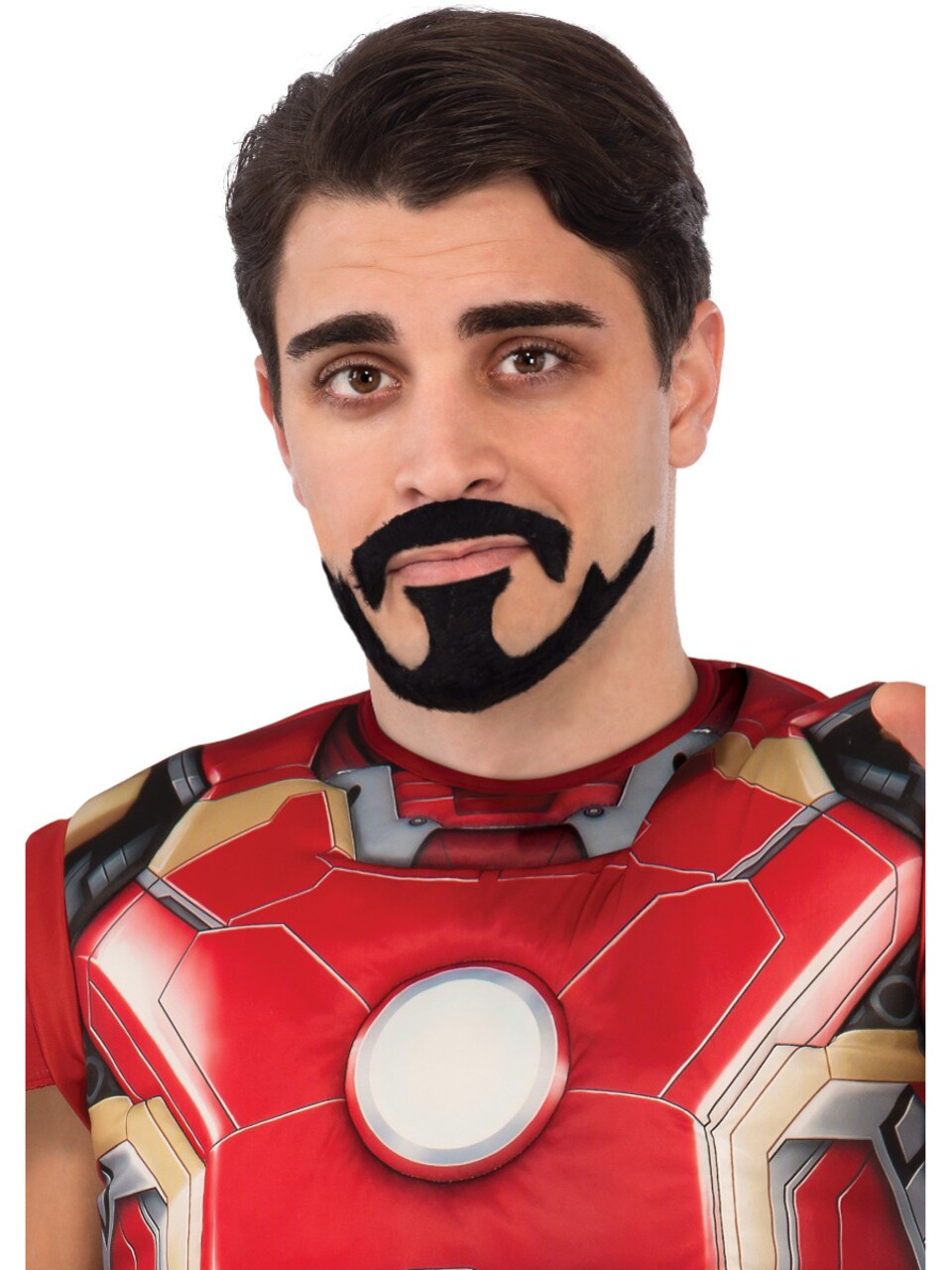 Deluxe Tony Stark Iron Man Costume Mustache And Beard Accessory